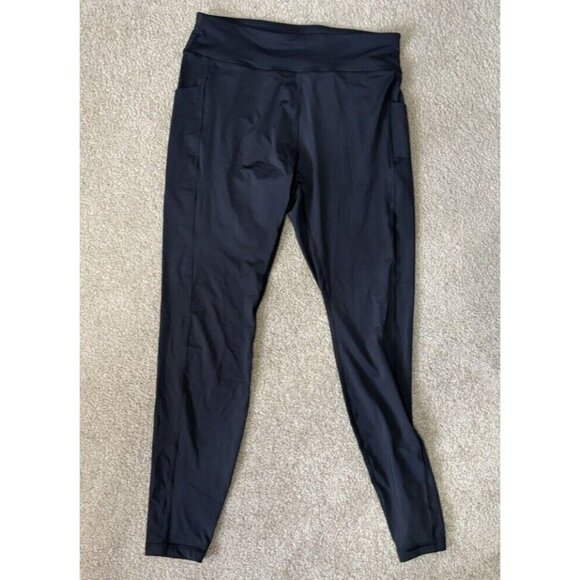 Womens AKHG High Rise Leggings 26" Inseam Duluth Trading Side Pockets Size 6-8 - Picture 1 of 3